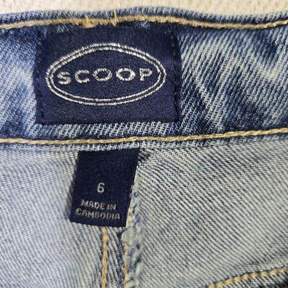 Scoop Jeans Wide Leg Low Slung Women 6 Blue NEW 34 X 28 - Picture 11 of 16